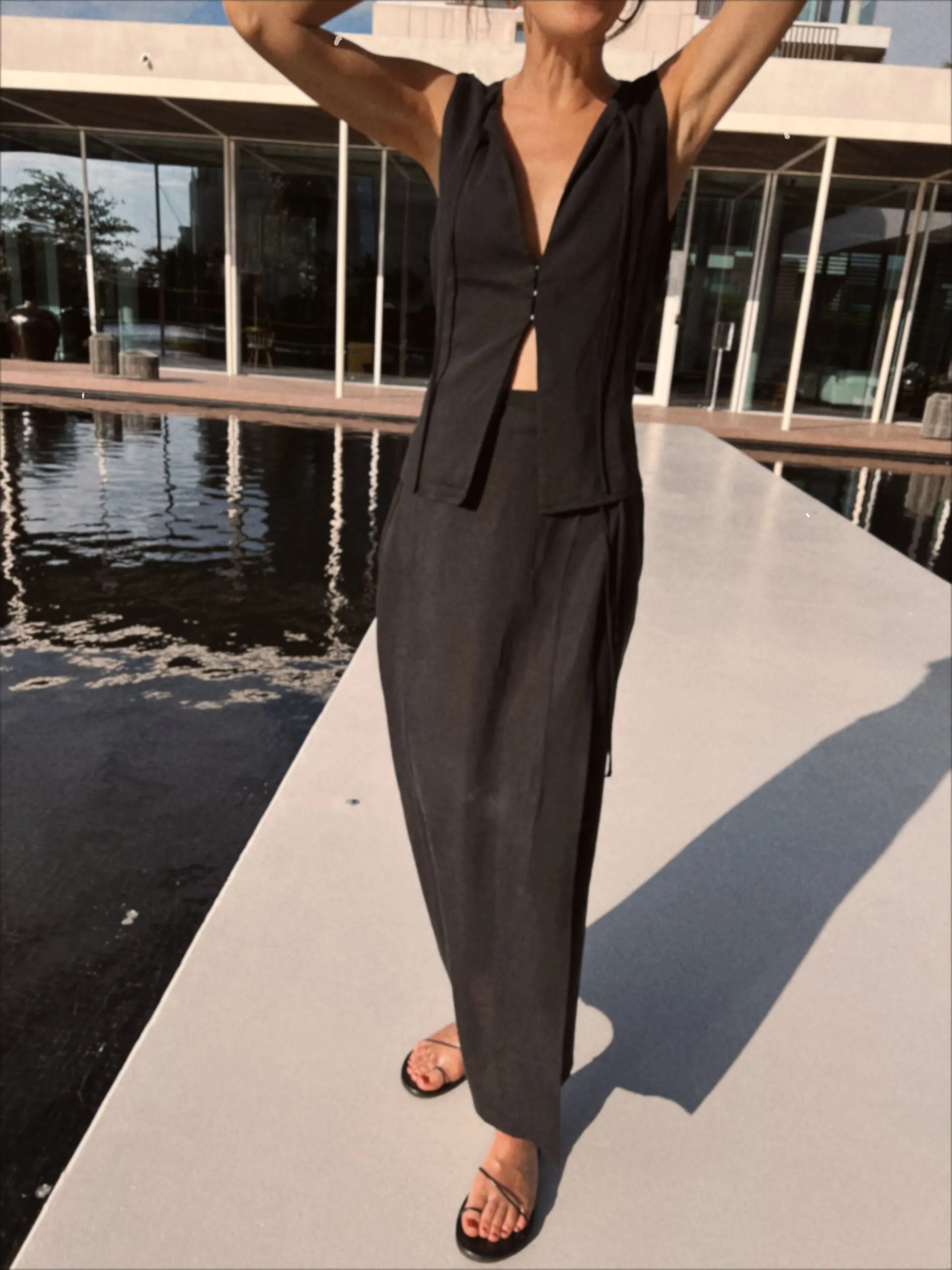 Black Eliza skirt