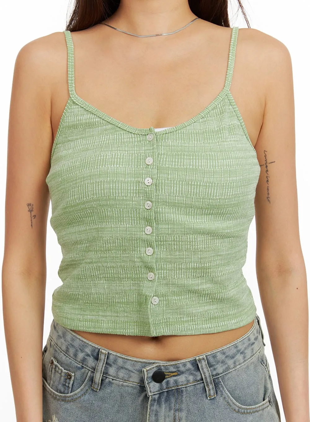 Buttoned Cami Top CY431