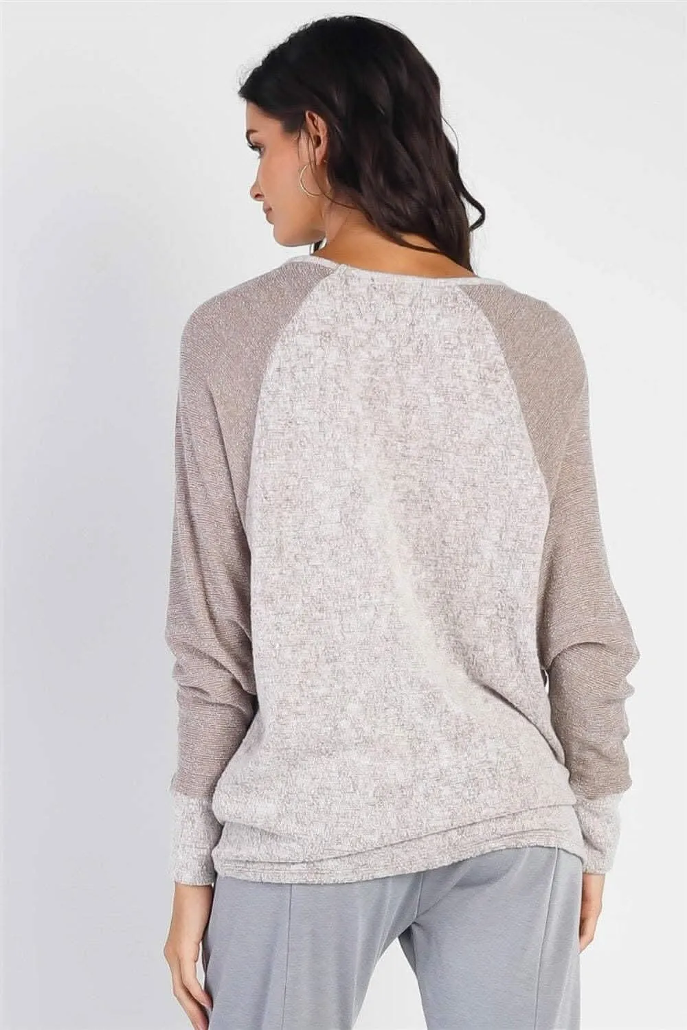 Cherish Apparel grey long sleeve top