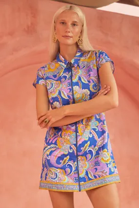 Cindy Mini Dress - Electric Indigo