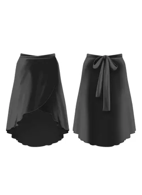 Danse De Paris Velvet Chiffon Wrap Skirt
