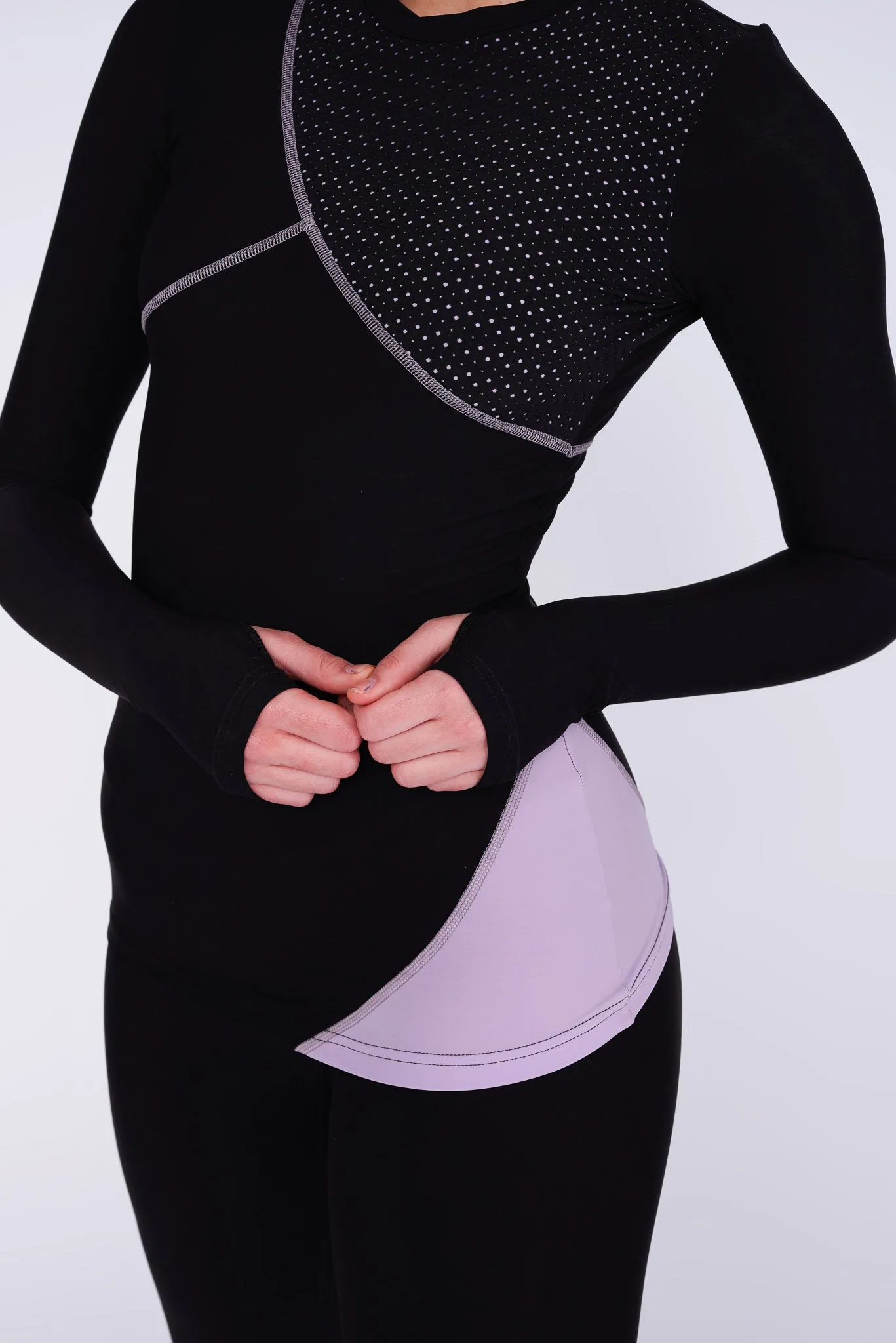 Desire Long-Sleeve Top in Amethyst