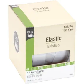Dritz 1" Knit Elastic White - $1.89/yd