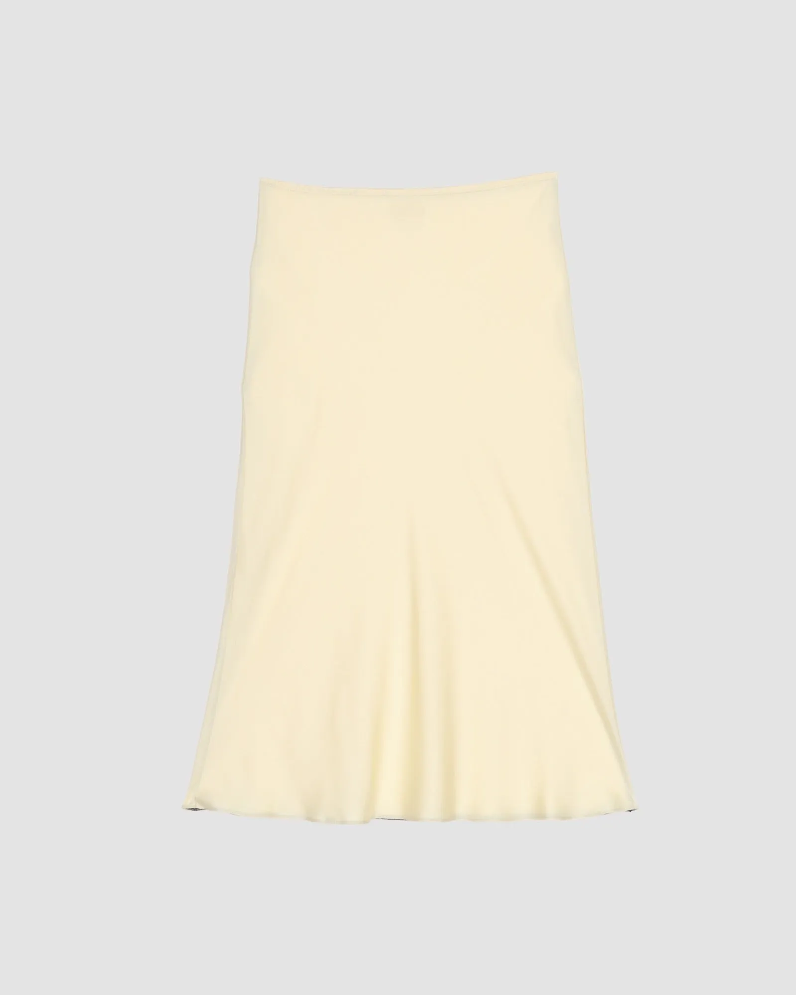 Dydine Mid-Skirt - Ecovero Satin - Sophia Yellow