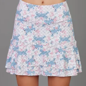 Grids Long Skort (print)