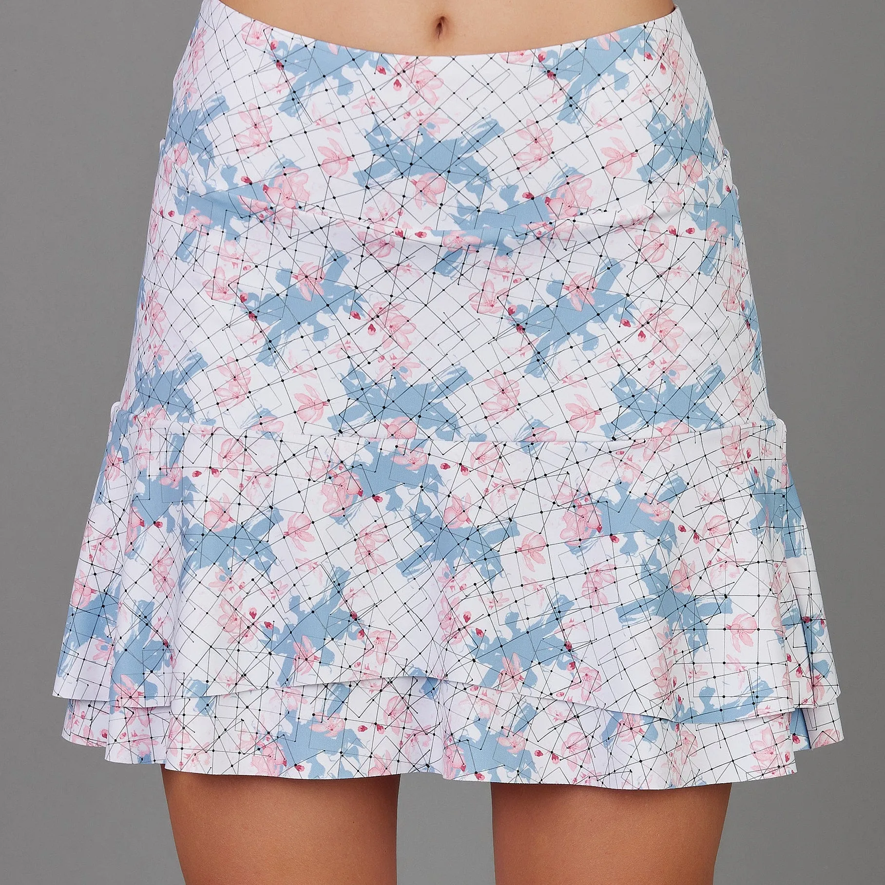Grids Long Skort (print)