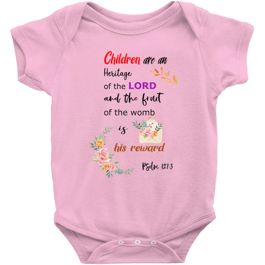 Infant Clothing Psalm 127:3
