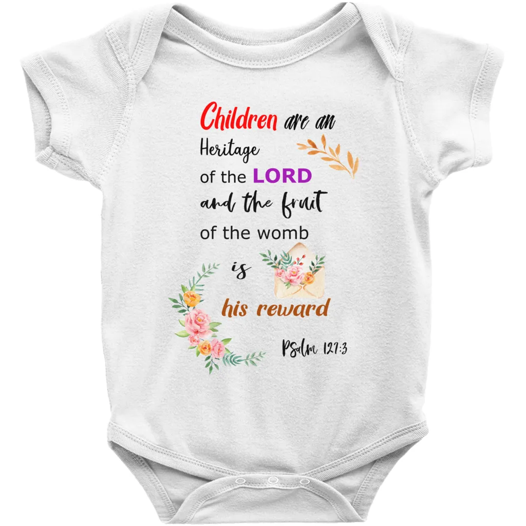 Infant Clothing Psalm 127:3