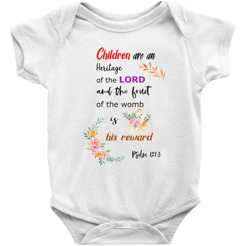 Infant Clothing Psalm 127:3