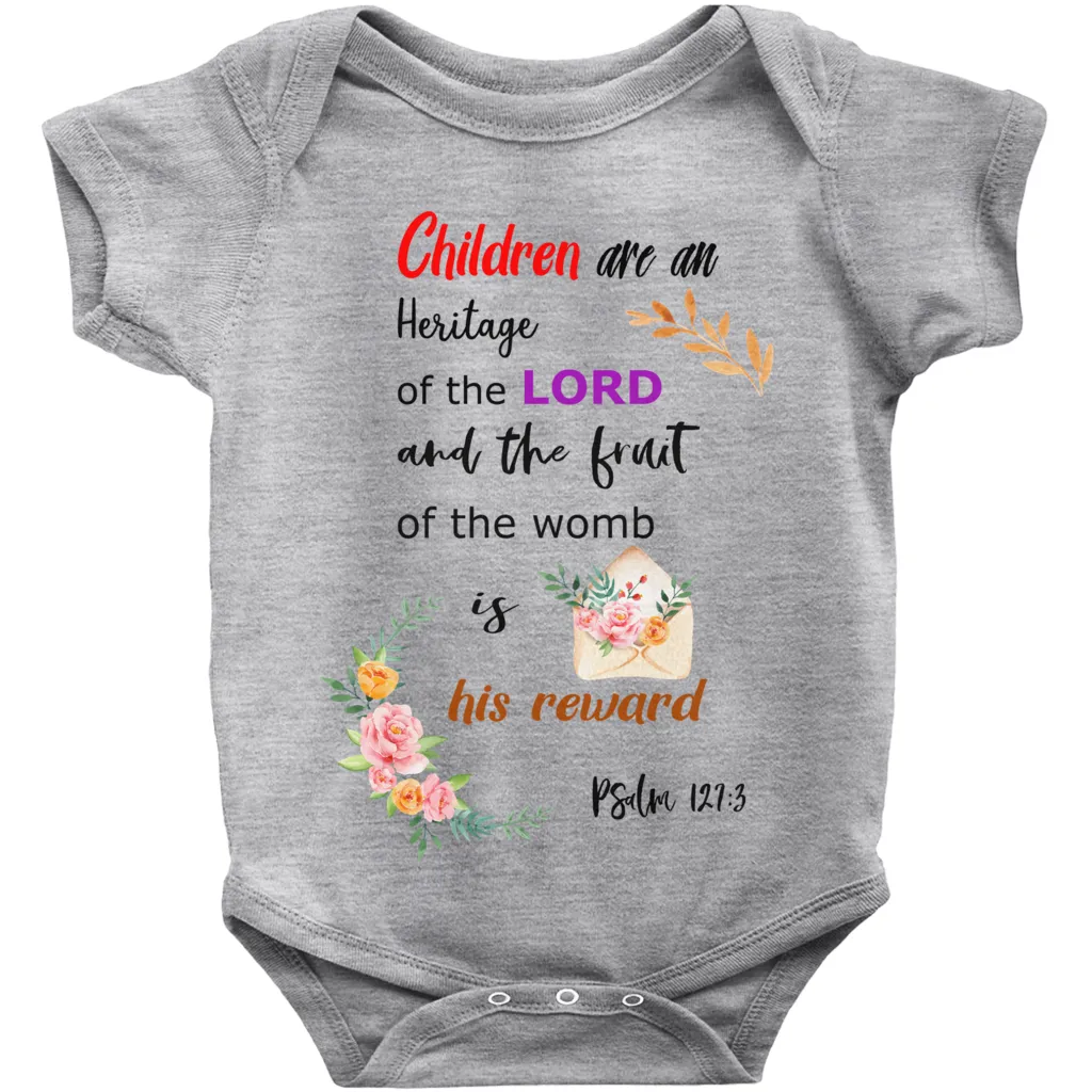 Infant Clothing Psalm 127:3