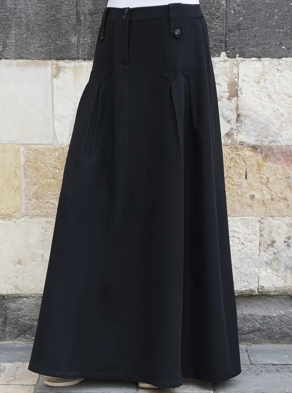 Inverted Pleats Skirt