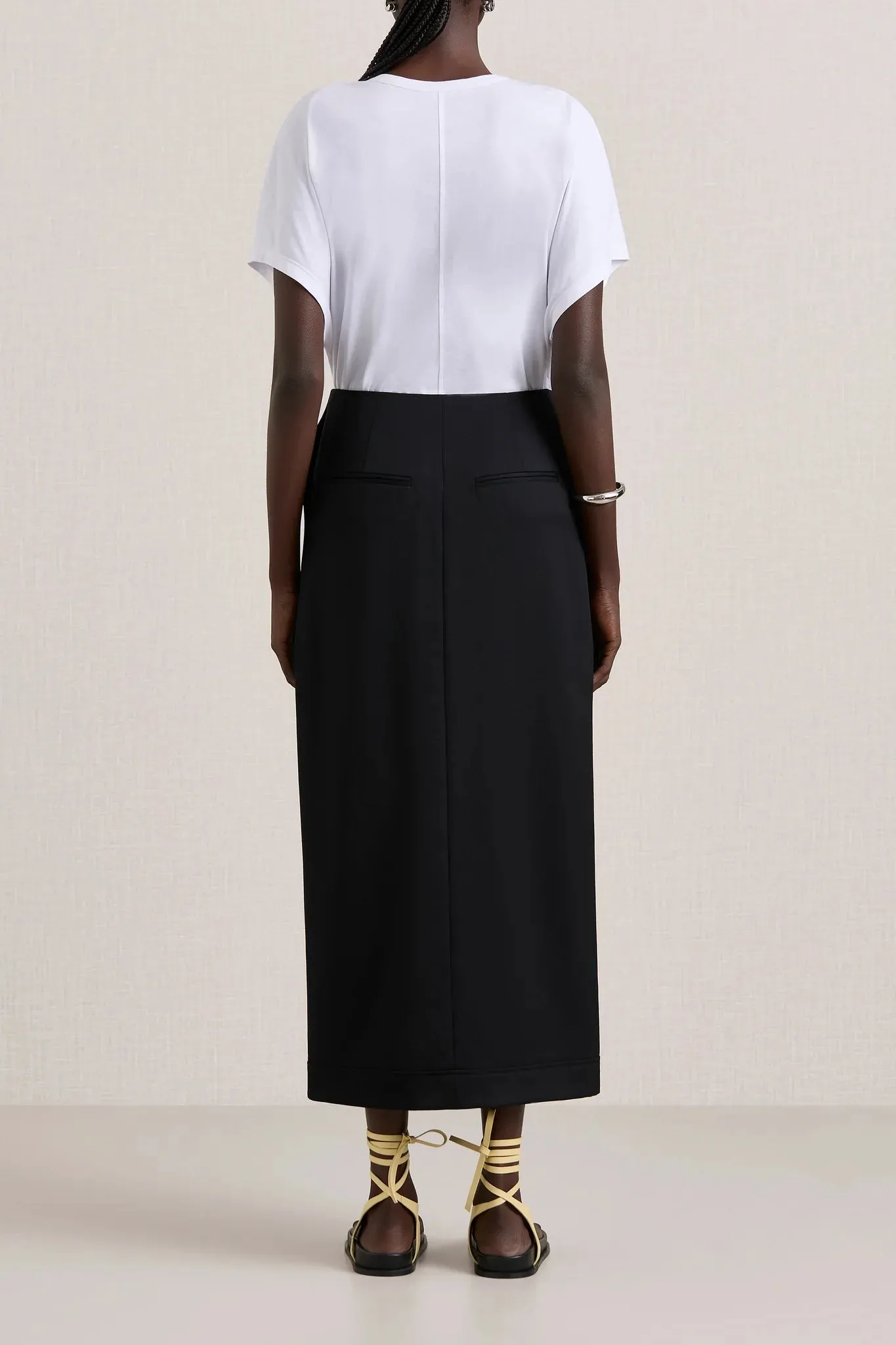 Joan Wrap Skirt in Black