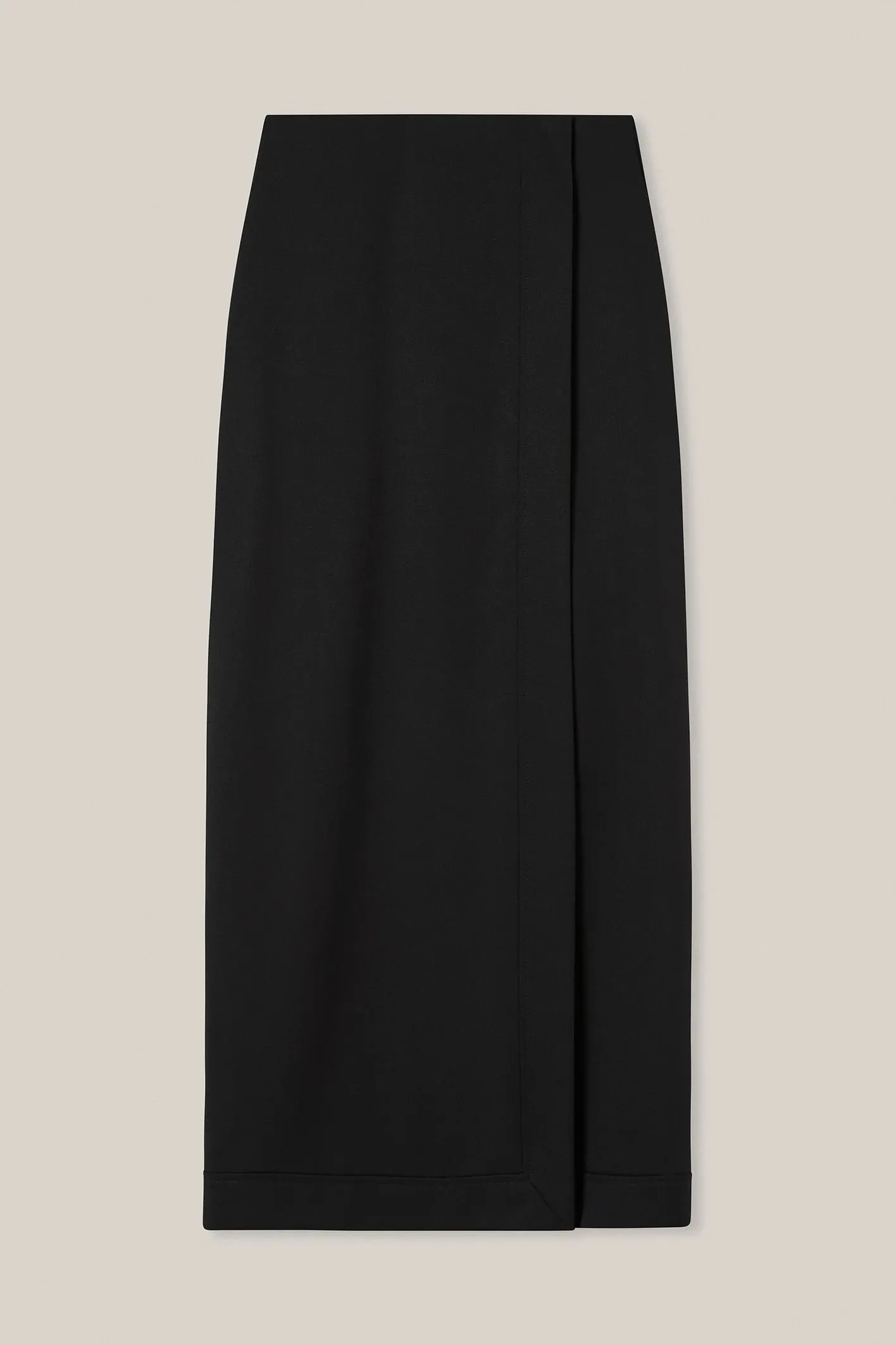 Joan Wrap Skirt in Black