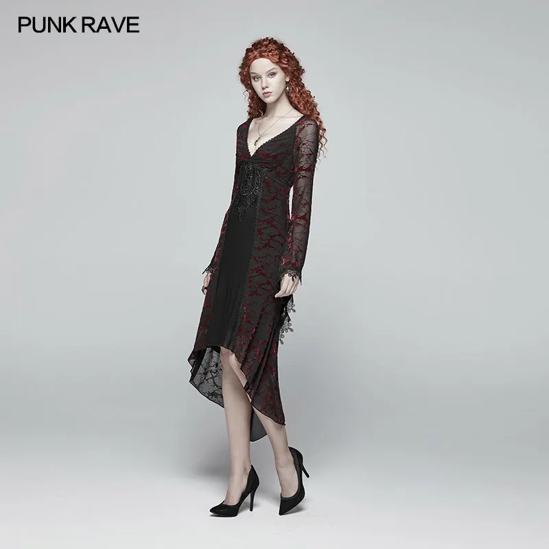 OQ-388 Gothic Goddess Classical Mid-length Dress
