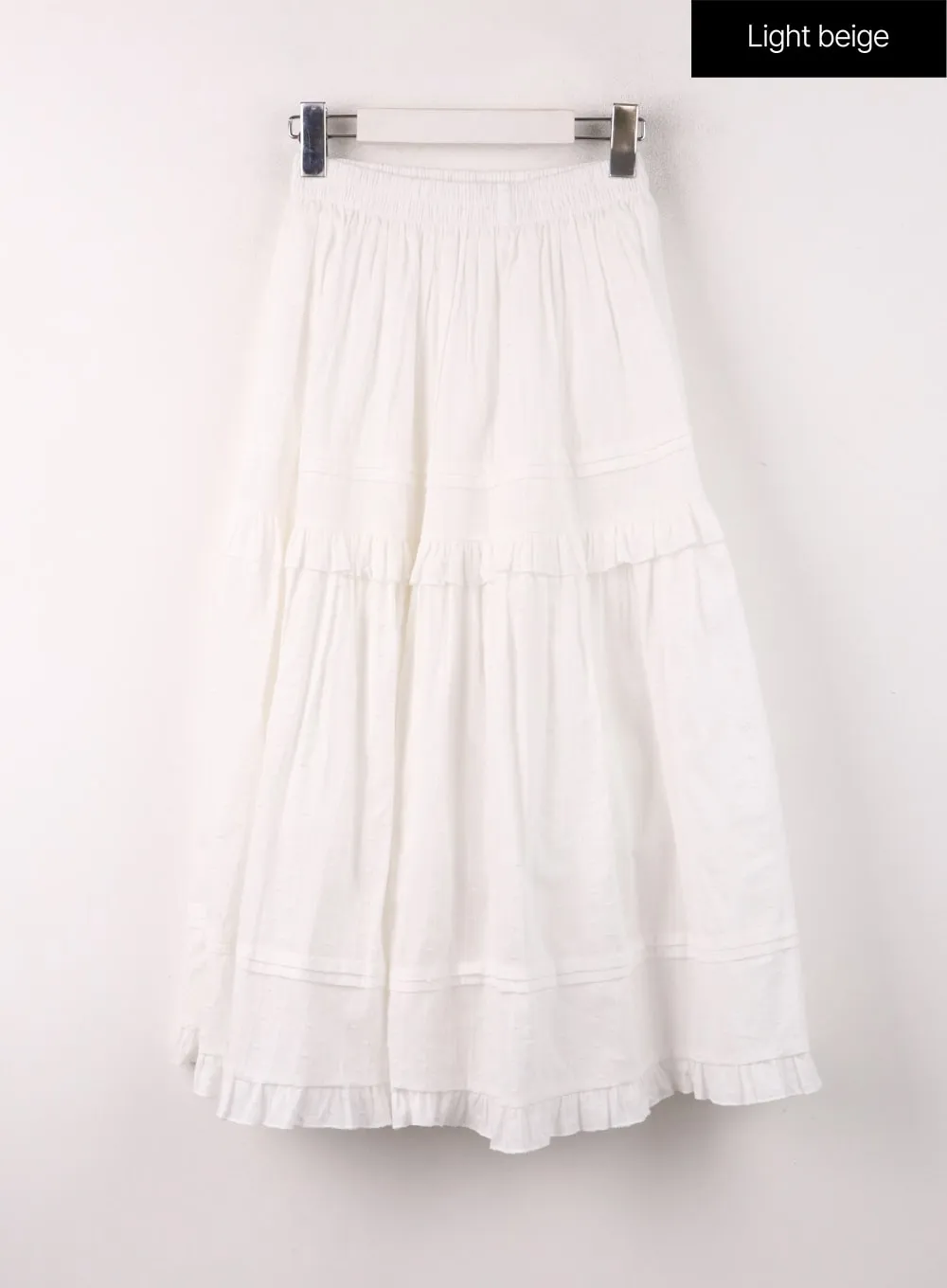 Chic Ruffled Tiered Maxi Skirt - Style CF406