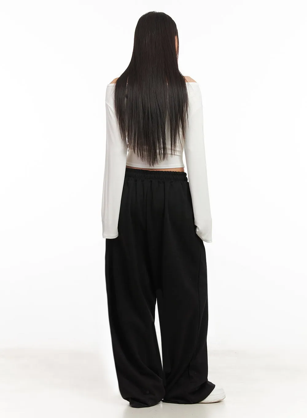 String Buttoned Trackpants IM524