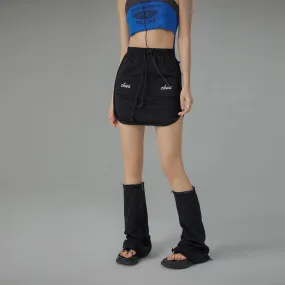 String Pocket Mini Skirt
