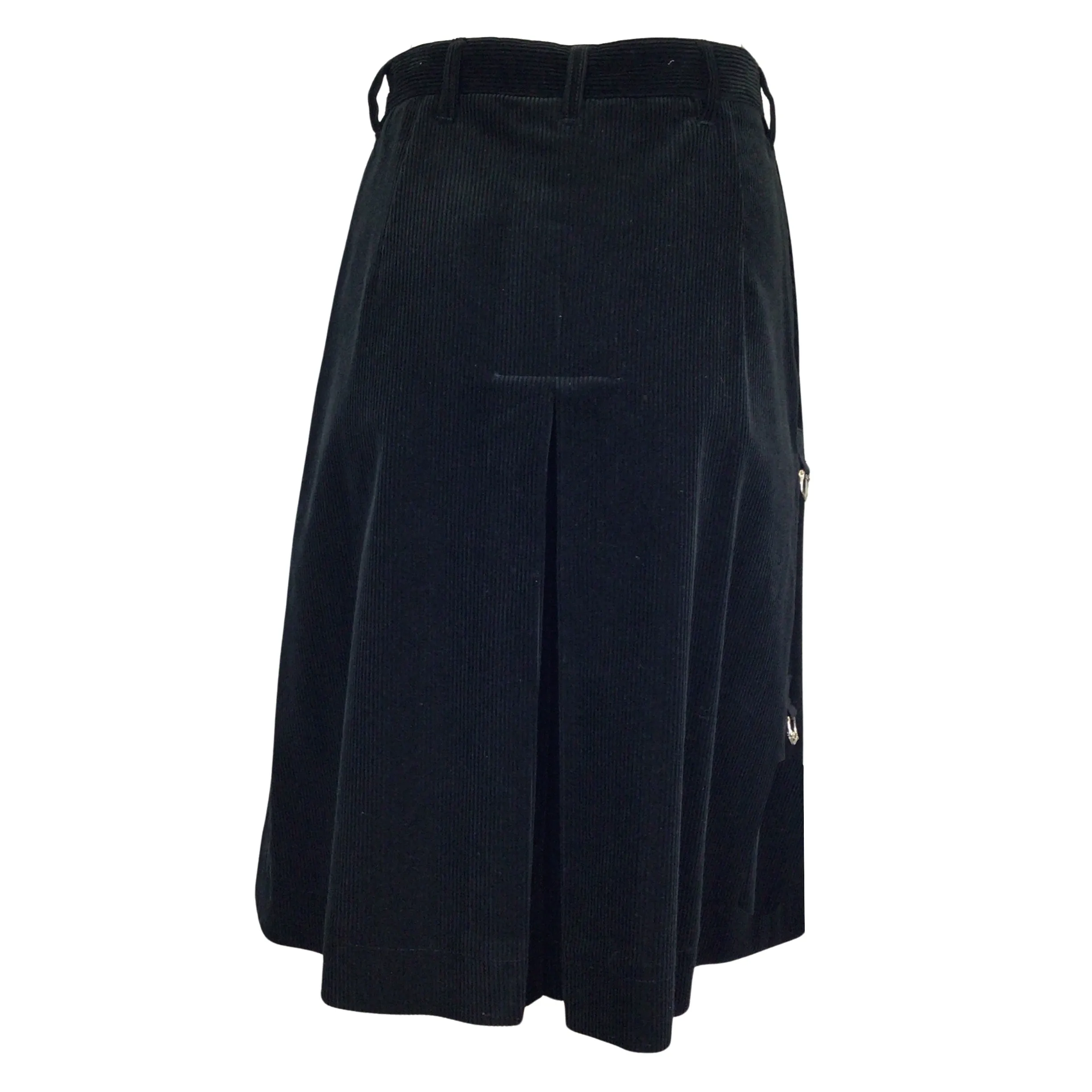 Takahiromiyashita The Soloist Black Corduroy Skort