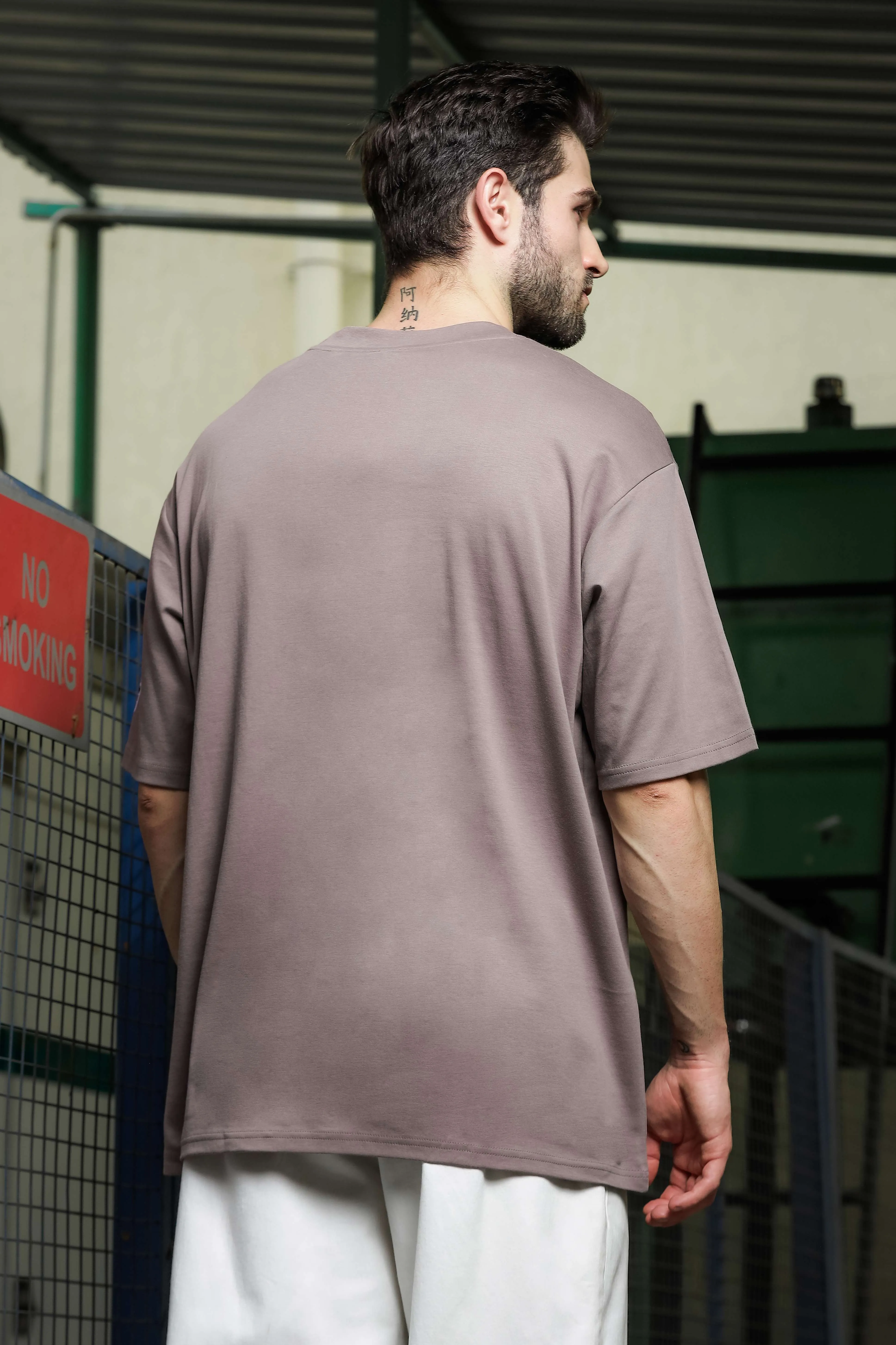 Unisex Oversized Fit Vintage Grey Tshirt
